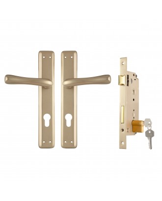 SOFAB Door Lock with handles ( Beige) 40MM