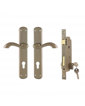 SOFAB Door Lock with handles ( Sandy) 40 MM